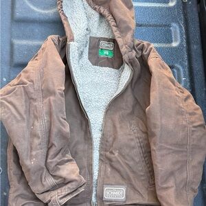 Kids Brown Jacket with Hood